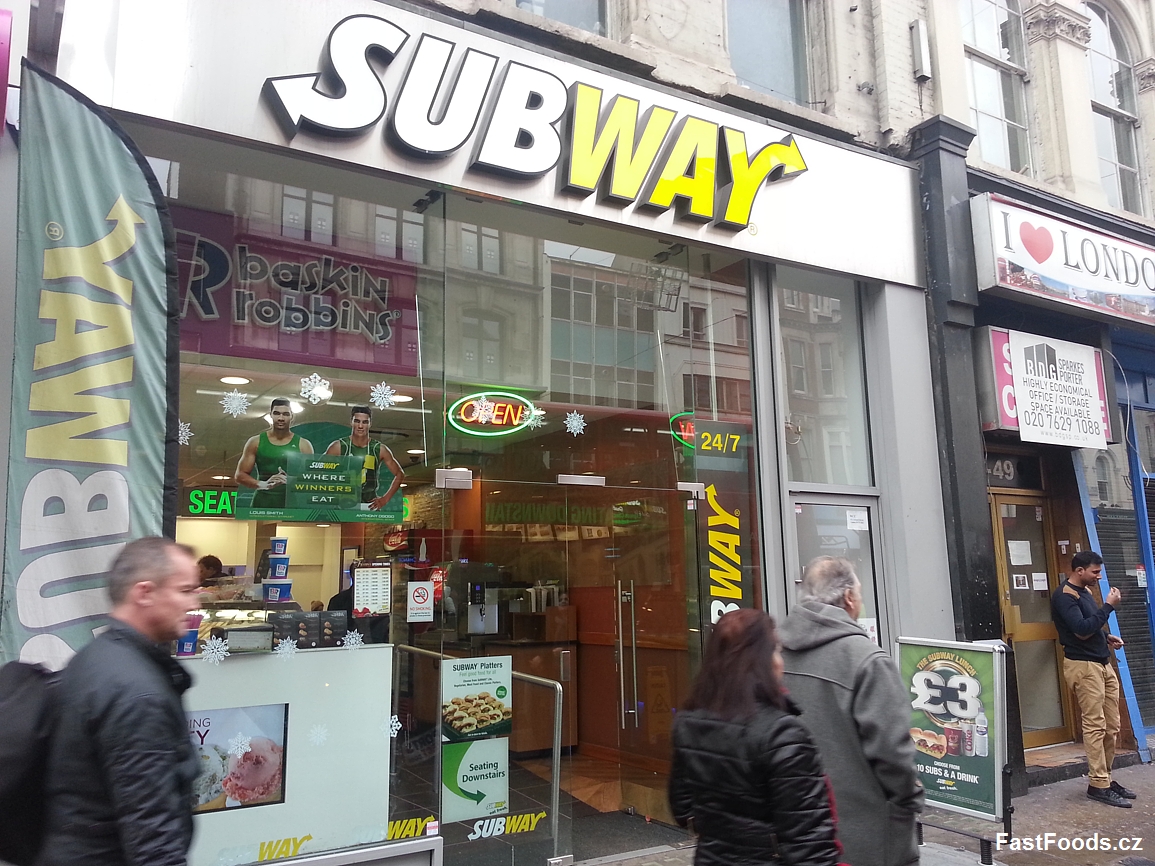 SubWay - 45 Oxford Street, Londýn, Velká Británie